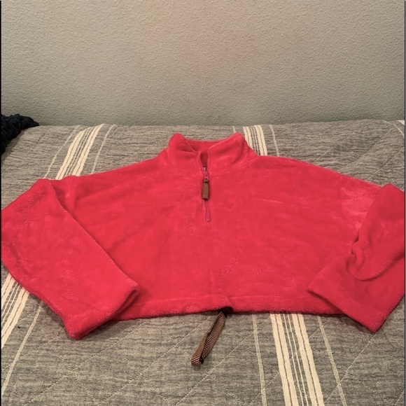 SOLD-Urban Outfitters Angela Fleece Cropped Pullover - Picture 5 of 9